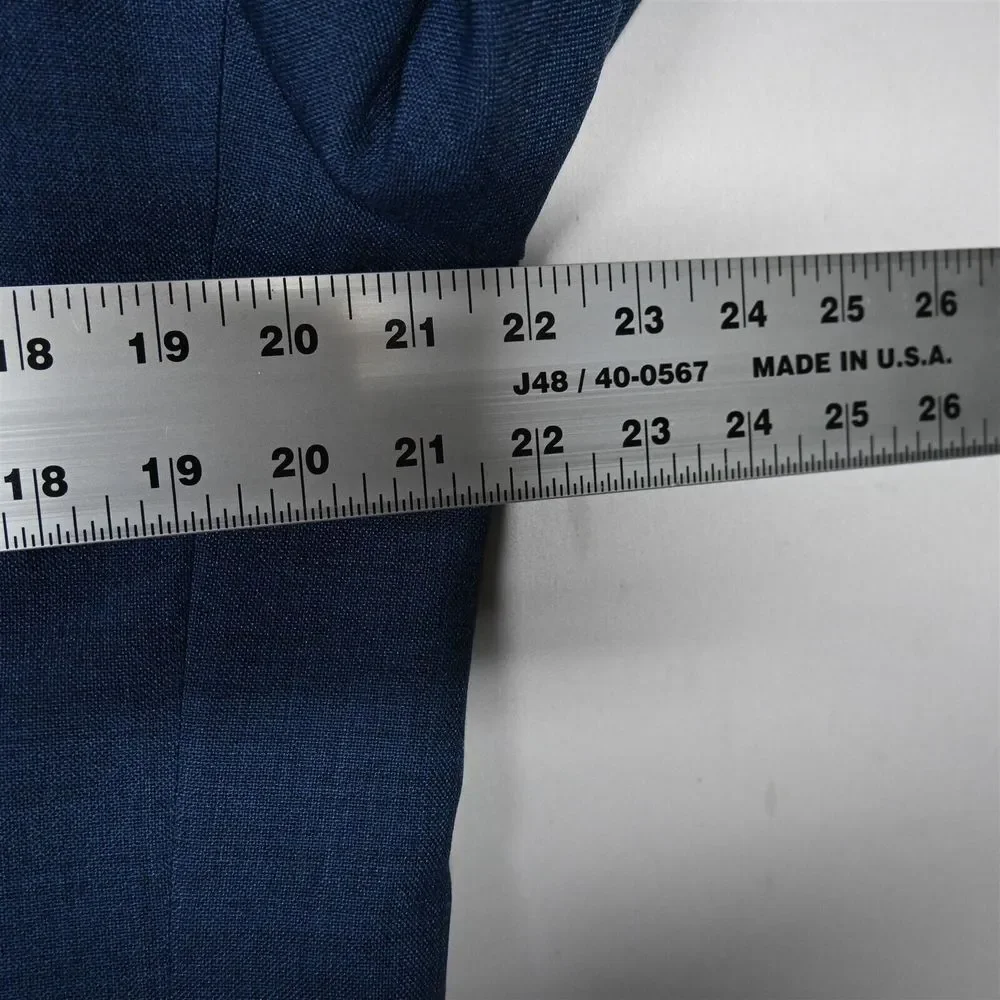 Vtg Hart Schaffner Marx Jack Nicklaus 40L Blue Gold Button Blazer Jacket‎ Coat